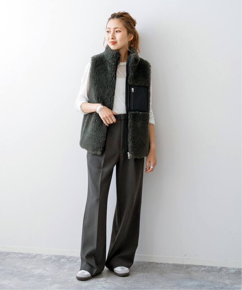 ≪追加≫ダブルクロスツータックパンツ（スラックス）｜Spick and Span 