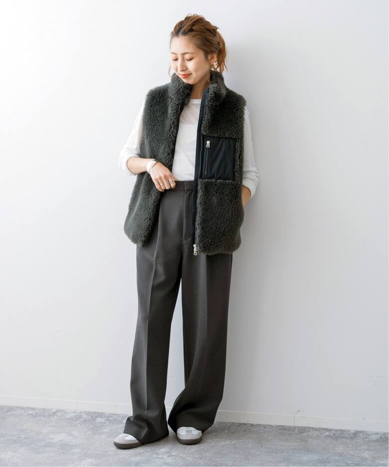 ≪追加≫ダブルクロスツータックパンツ（スラックス）｜Spick and Span 