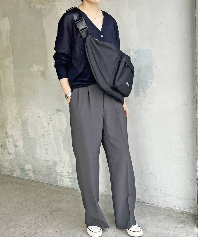 ≪追加≫ダブルクロスツータックパンツ（スラックス）｜Spick and Span 