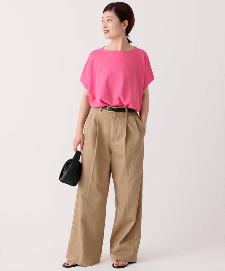 ガーメントダイストレッチワイドパンツ（その他パンツ）｜Spick and  