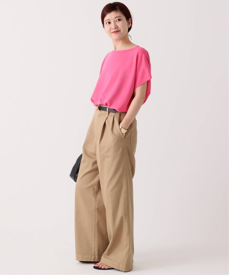 ガーメントダイストレッチワイドパンツ（その他パンツ）｜Spick and  