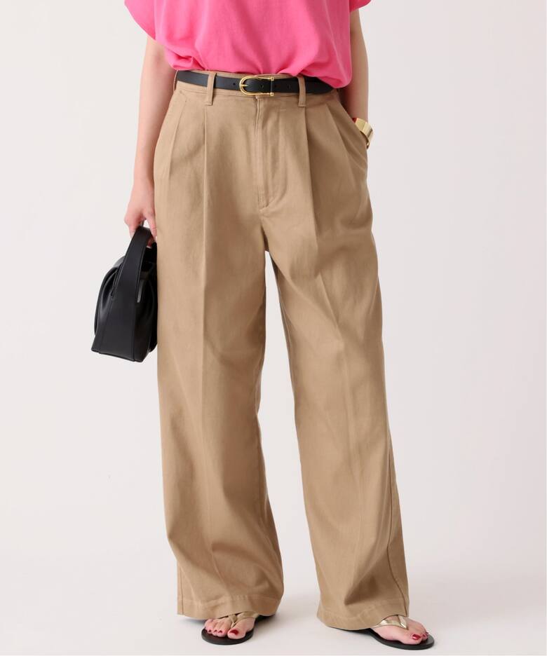 ガーメントダイストレッチワイドパンツ（その他パンツ）｜Spick and  