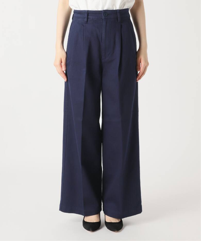 ガーメントダイストレッチワイドパンツ（その他パンツ）｜Spick and  