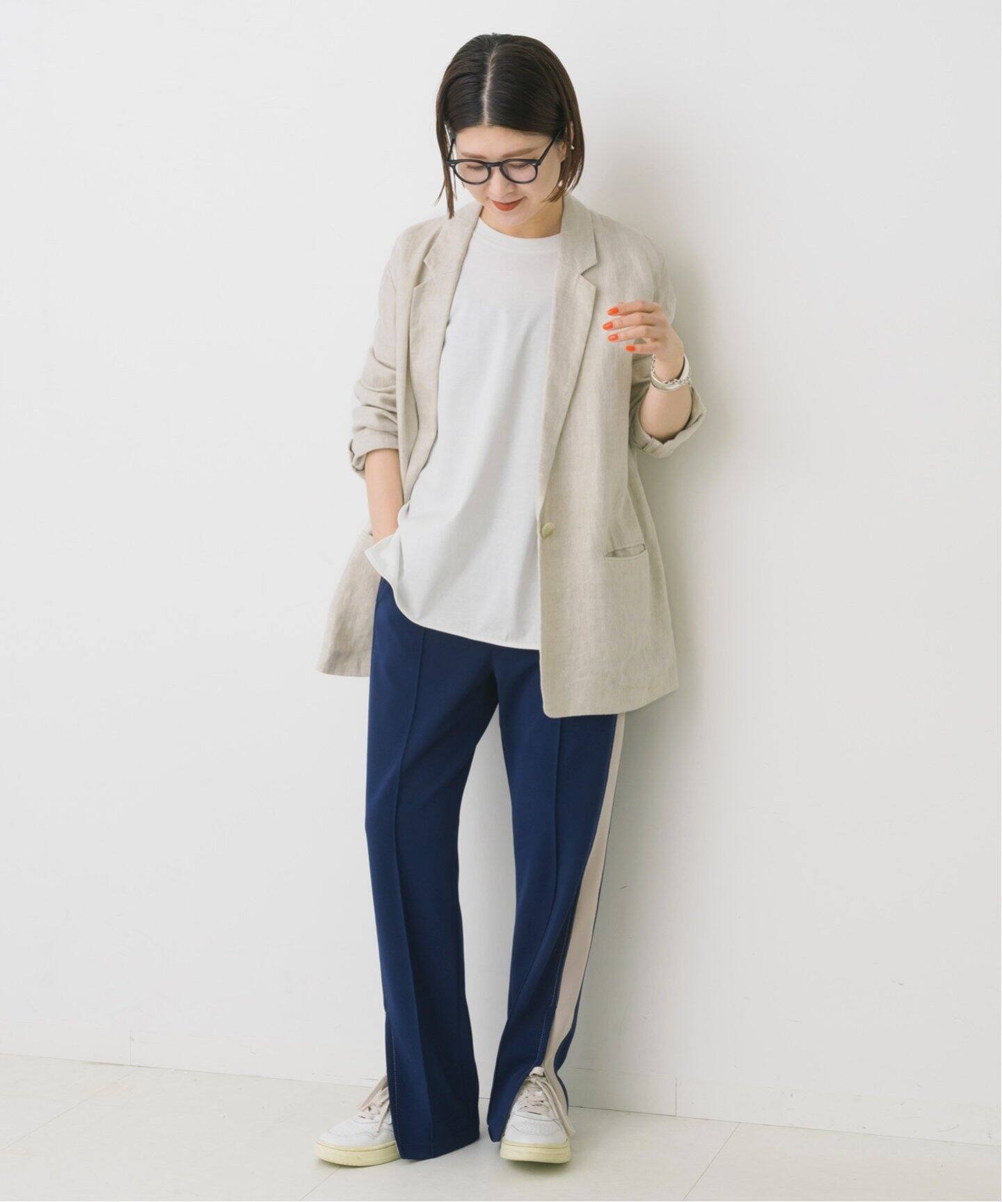 Spick&Span マットジャージートラックパンツ Spick & Span（スピックアンドスパン）の「マットジャージー