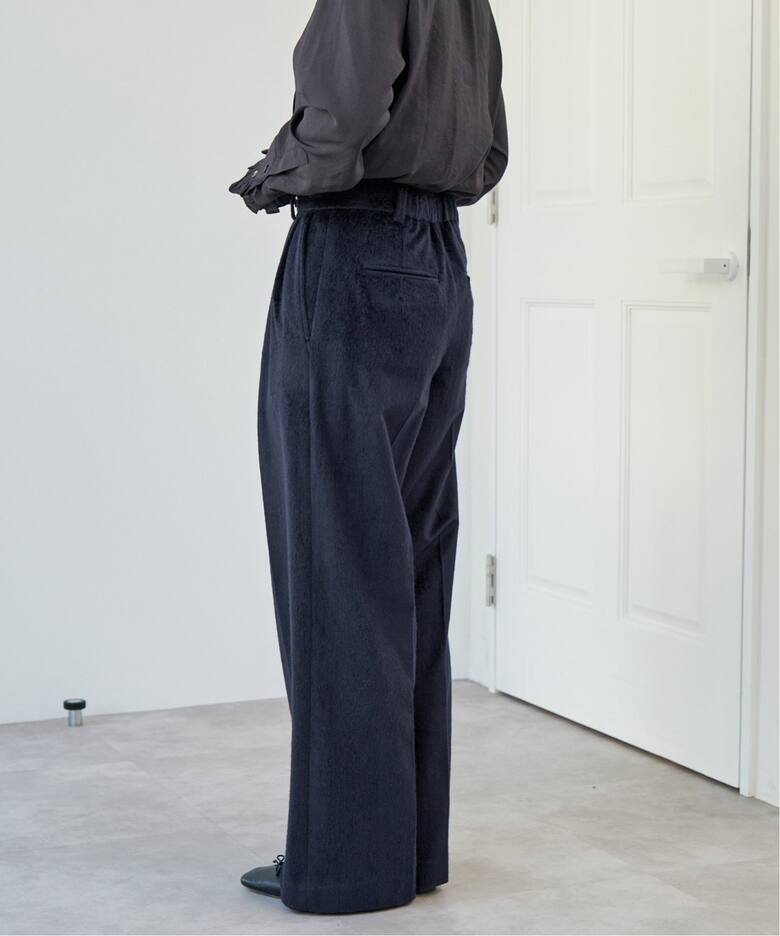 ベロアシャギータックパンツ（スラックス）｜Spick and Span（スピック  