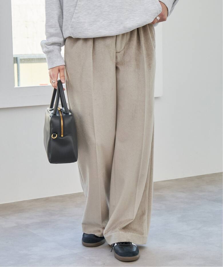 ベロアシャギータックパンツ（スラックス）｜Spick and Span（スピック  