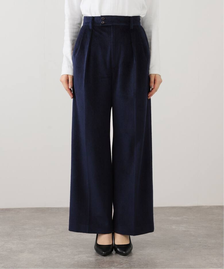 ベロアシャギータックパンツ（スラックス）｜Spick and Span（スピック  