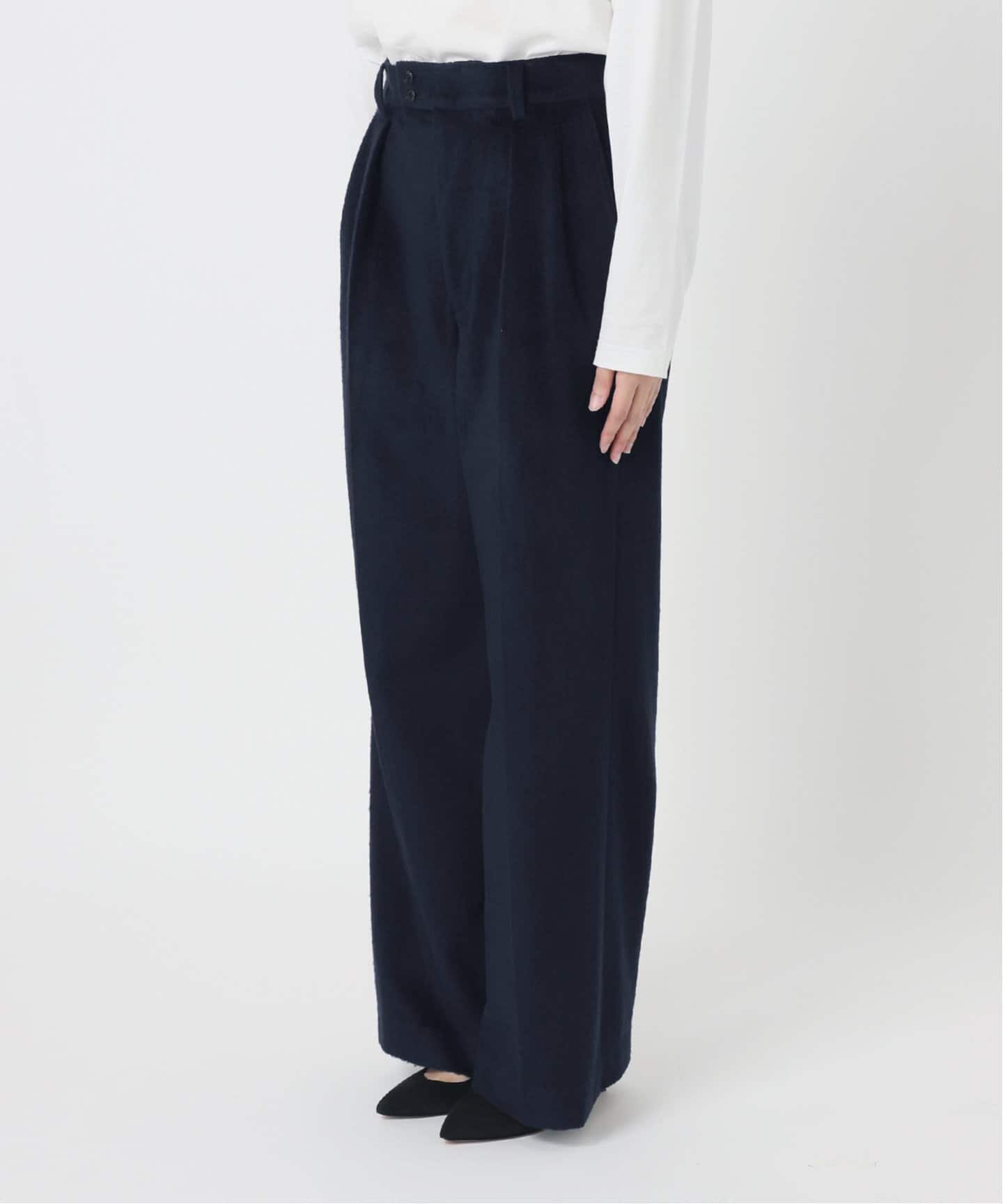 ベロアシャギータックパンツ（スラックス）｜Spick and Span（スピック