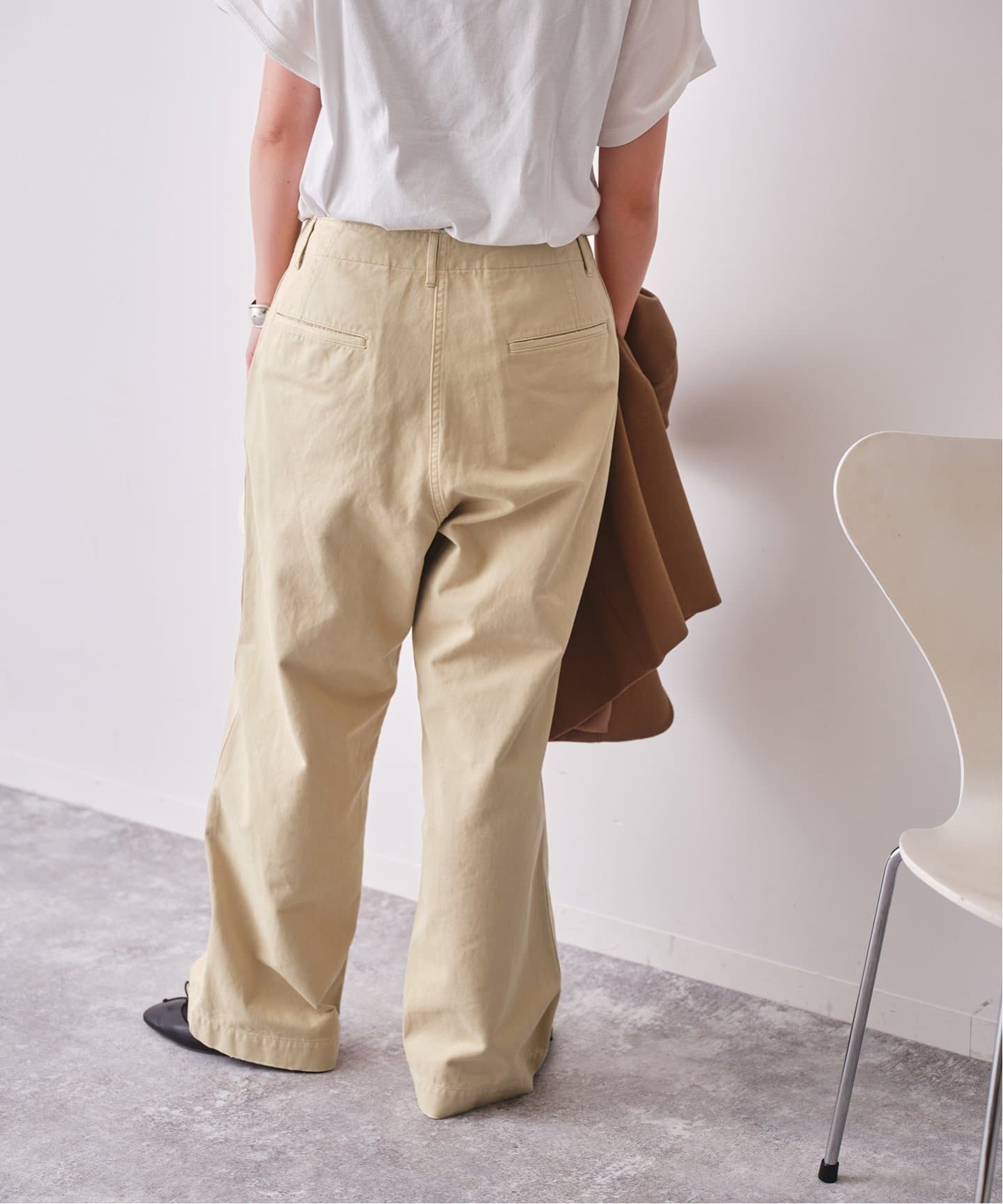 Higuchi×S チノワイドパンツ（チノパンツ）｜Spick and Span