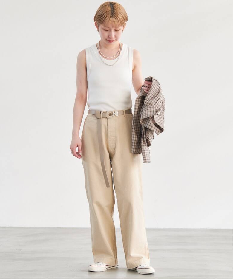 ≪追加3WEB限定≫Higuchi×S チノワイドパンツ（チノパンツ）｜Spick  