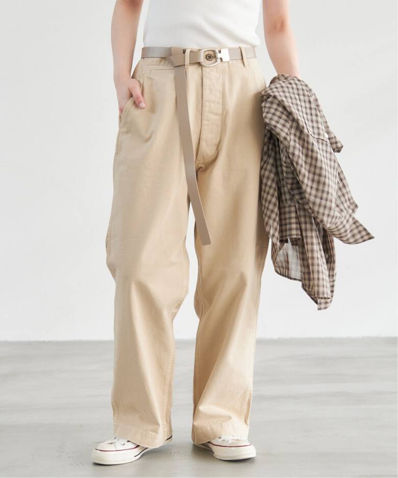 ≪追加3WEB限定≫Higuchi×S チノワイドパンツ（チノパンツ）｜Spick 