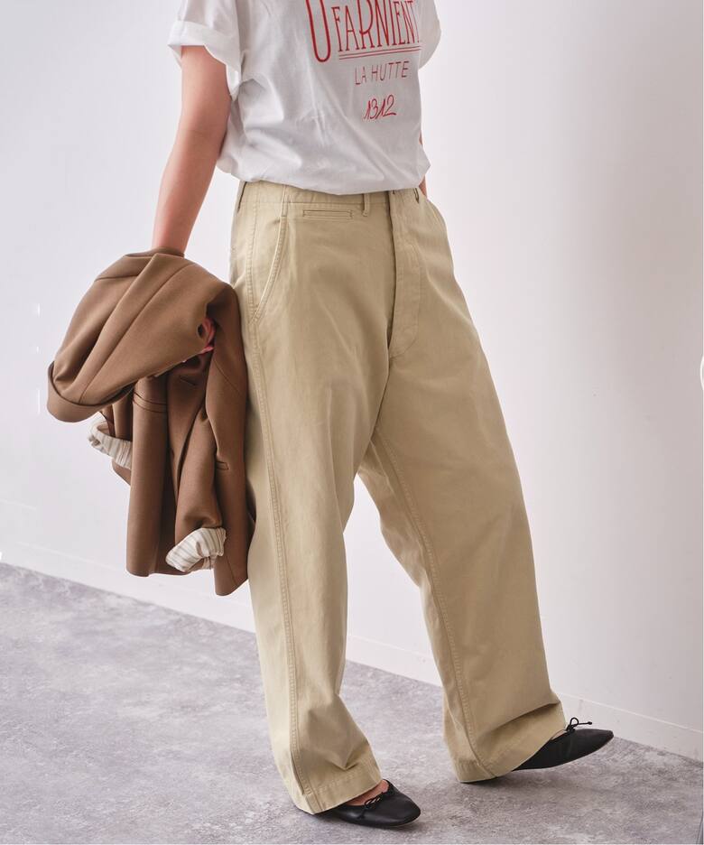 ≪追加3WEB限定≫Higuchi×S チノワイドパンツ（チノパンツ）｜Spick  