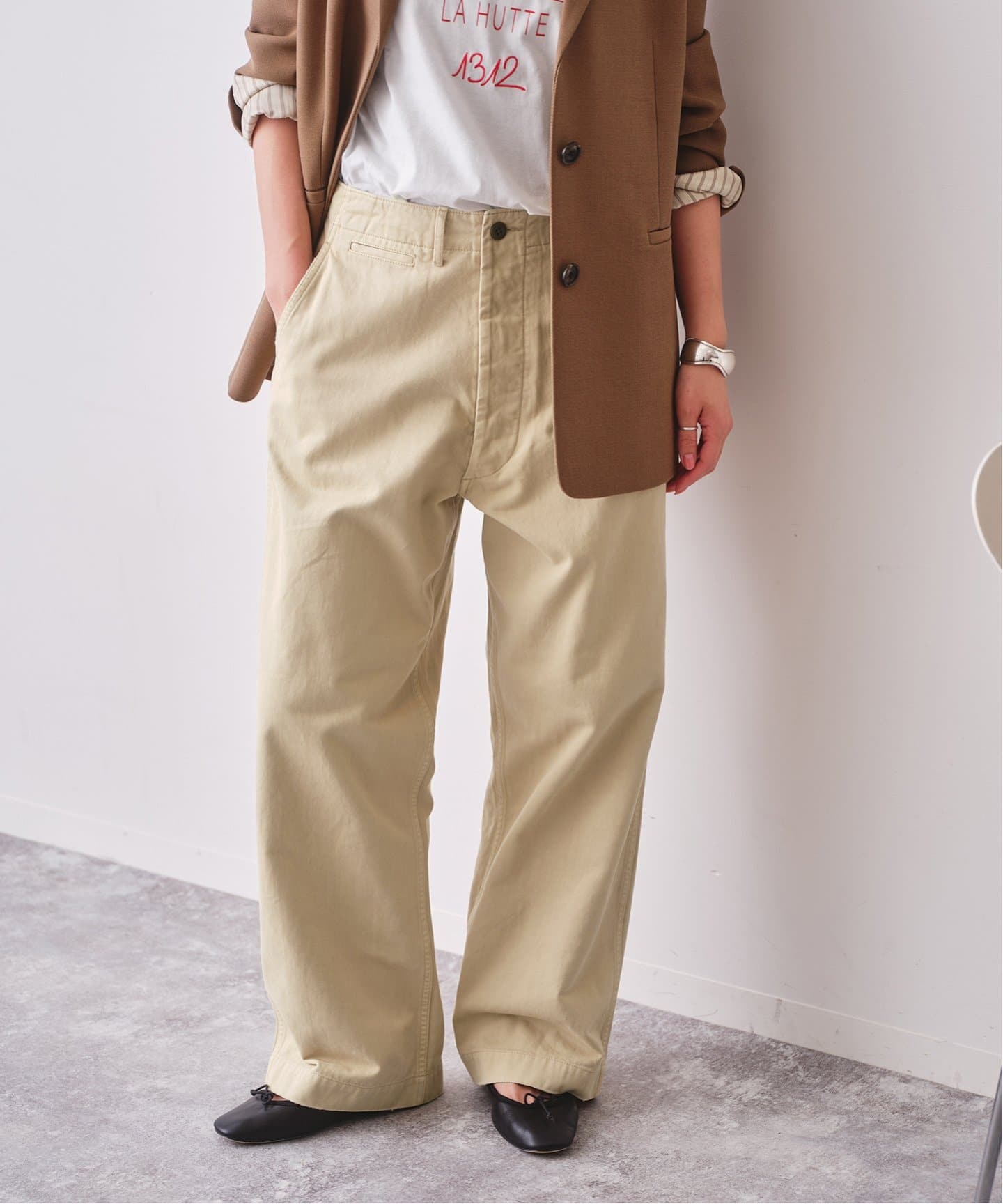 HiguchixS チノワイドパンツ ≪WEB限定追加2≫Higuchi×S チノワイドパンツ（チノパンツ