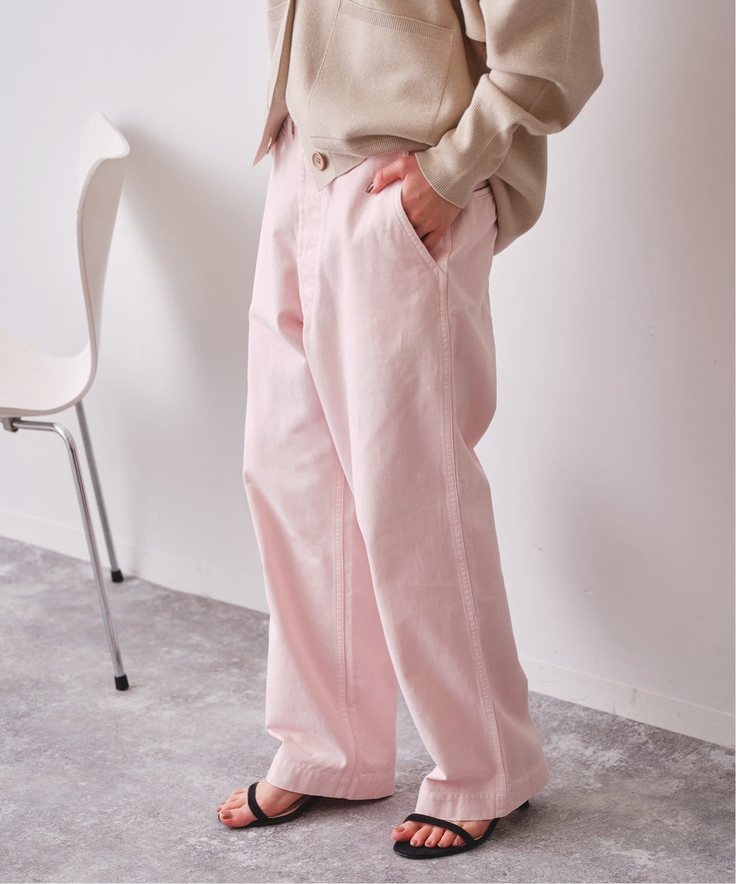 ≪WEB限定追加2≫Higuchi×S チノワイドパンツ（チノパンツ