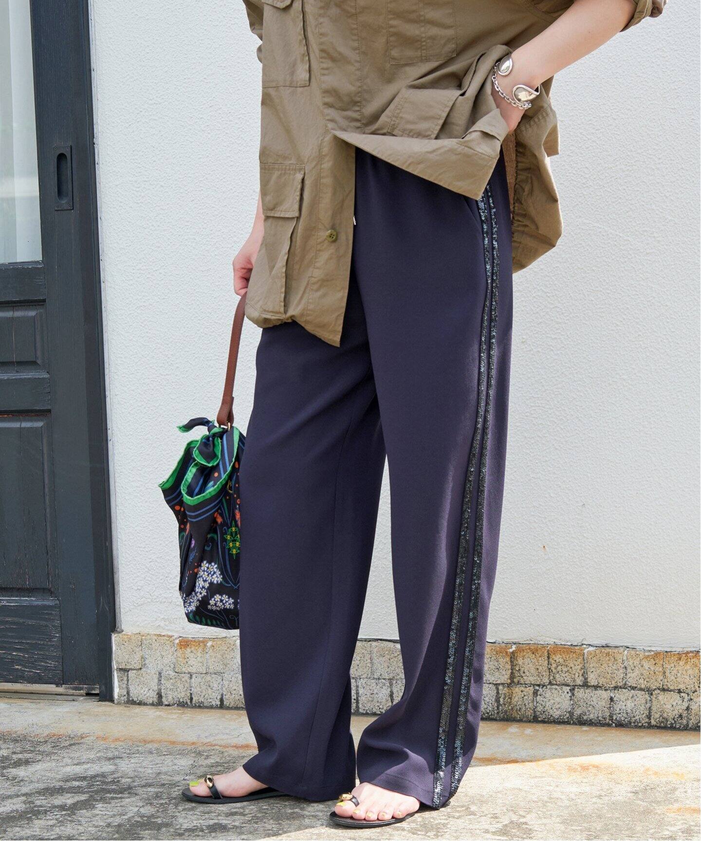 追加》スパンコールライントラックパンツ（その他パンツ）｜Spick and  