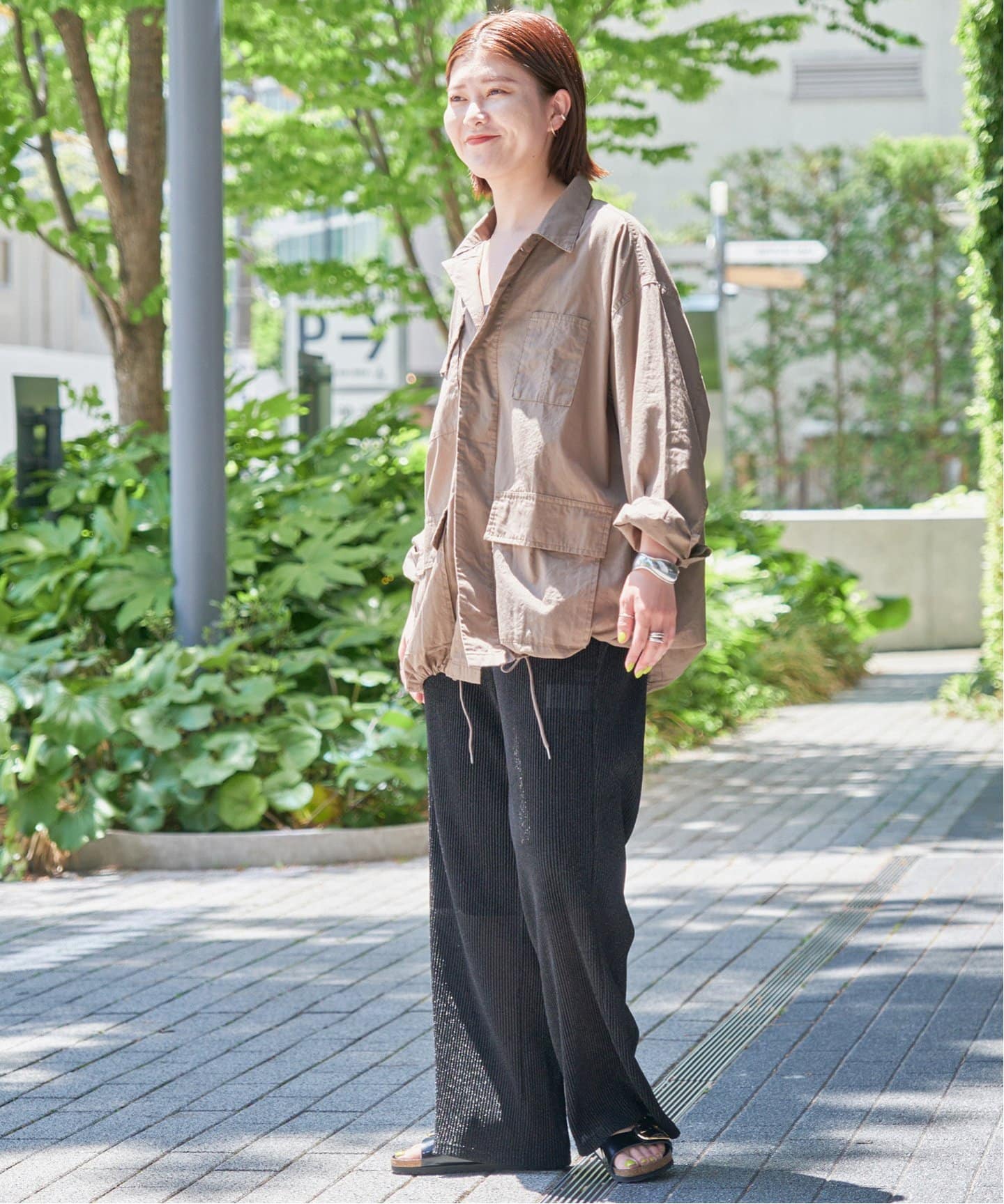spick&span 新品 LEPSIM（レプシィム）の「アソートプリントイージーパンツ