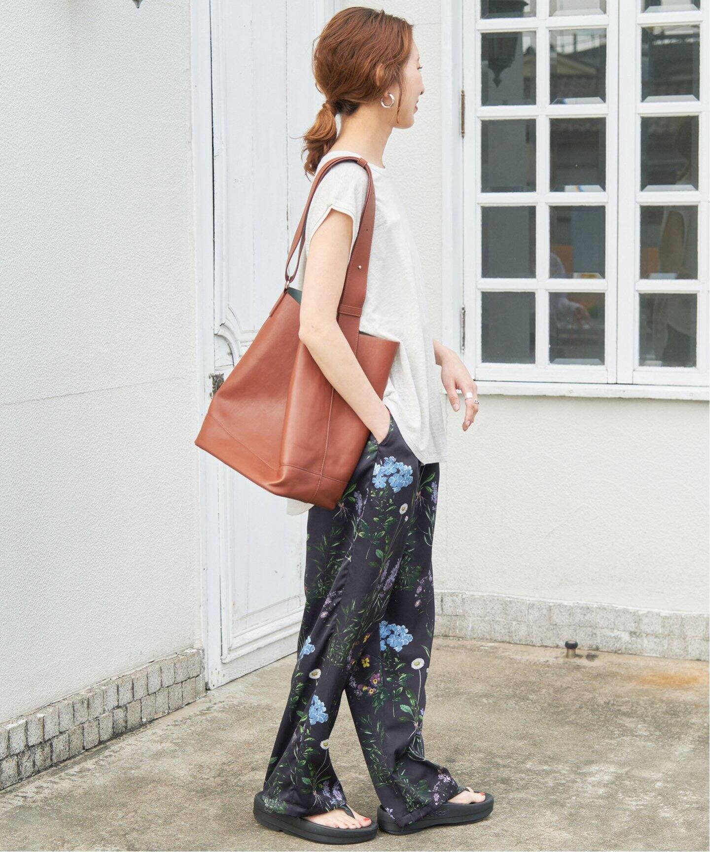 TICCA / ティッカ フラワープリントパンツ 0241416422（スラックス  