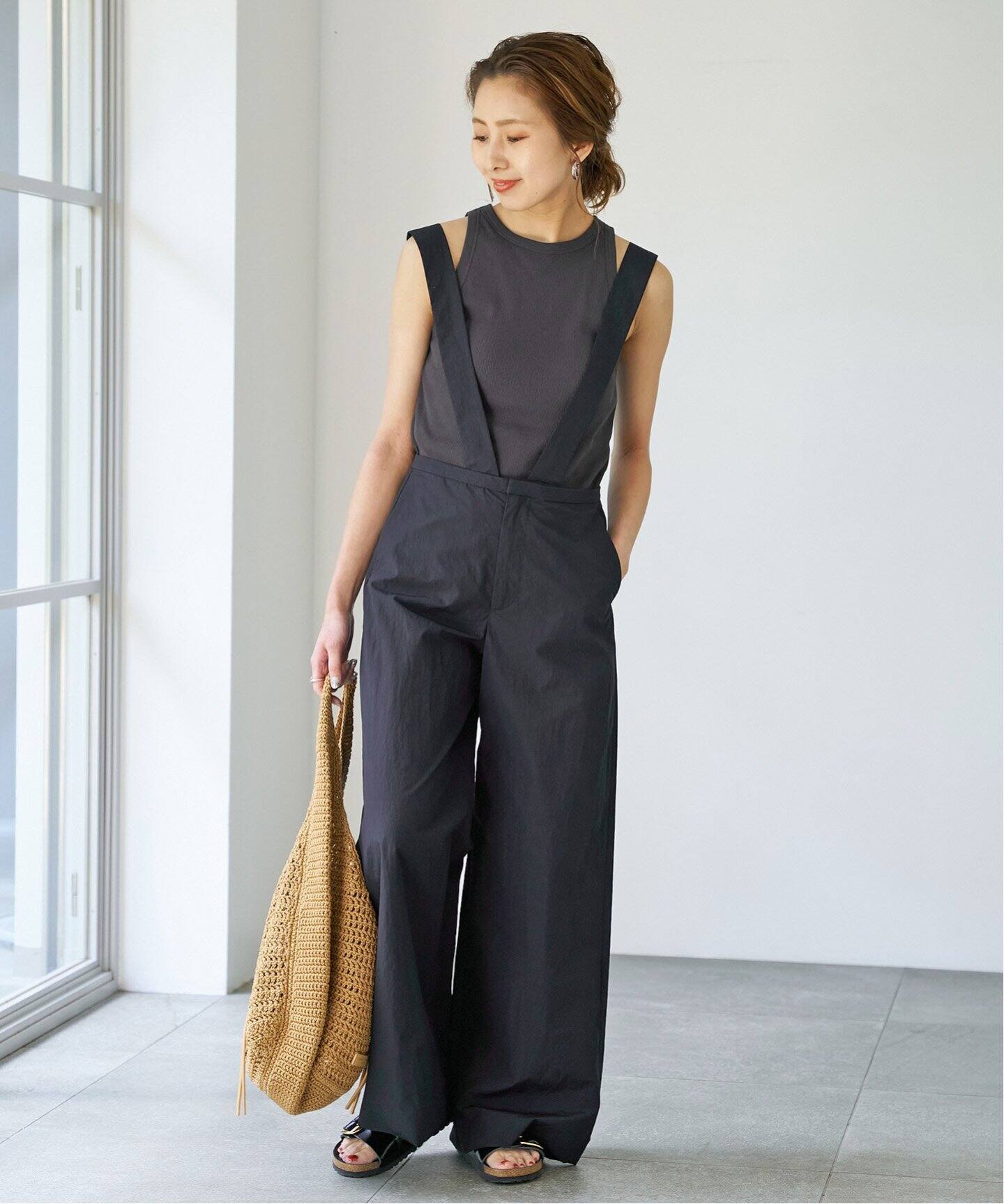 CURRENTAGE / カレンテージ 別注suspender pants A2531FP213
