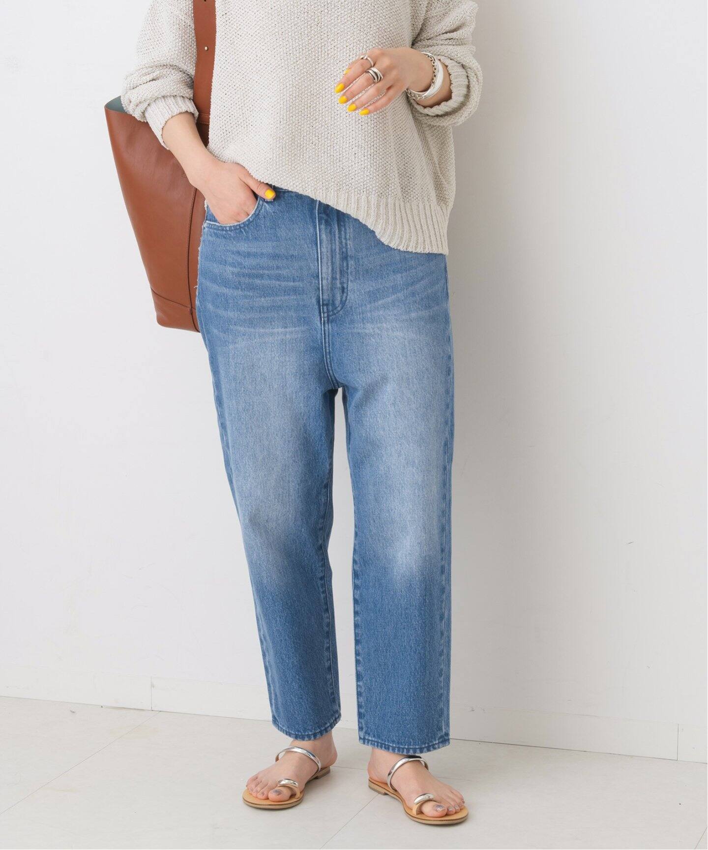 W by Woadblue / ダブリューバイウォードブルー】LOOSE TAPERED DENIM 