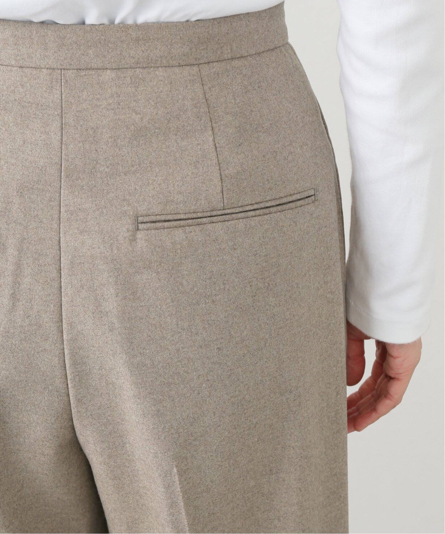 ≪一部店舗+WEB限定≫ATON / エイトン MERINO COLLEGE FLANNEL WIDE