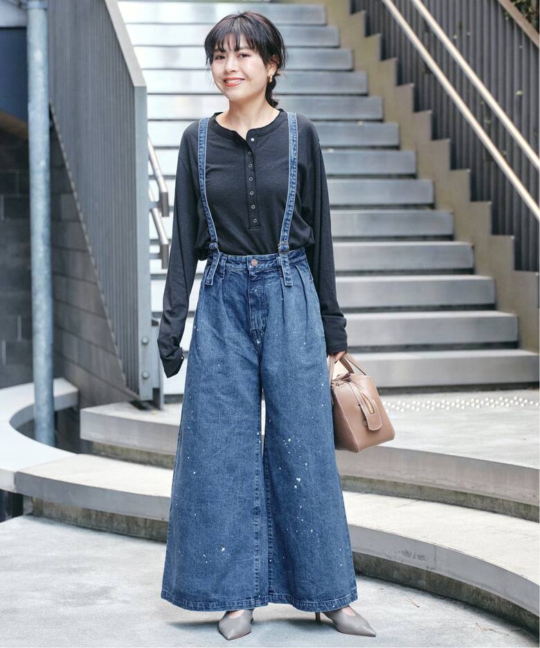 AUTHEN / オーセン】別注HI RISE SUSPENDER PANT（デニムパンツ 