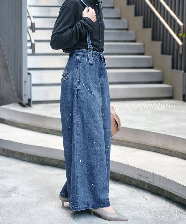 AUTHEN / オーセン】別注HI RISE SUSPENDER PANT（デニムパンツ 