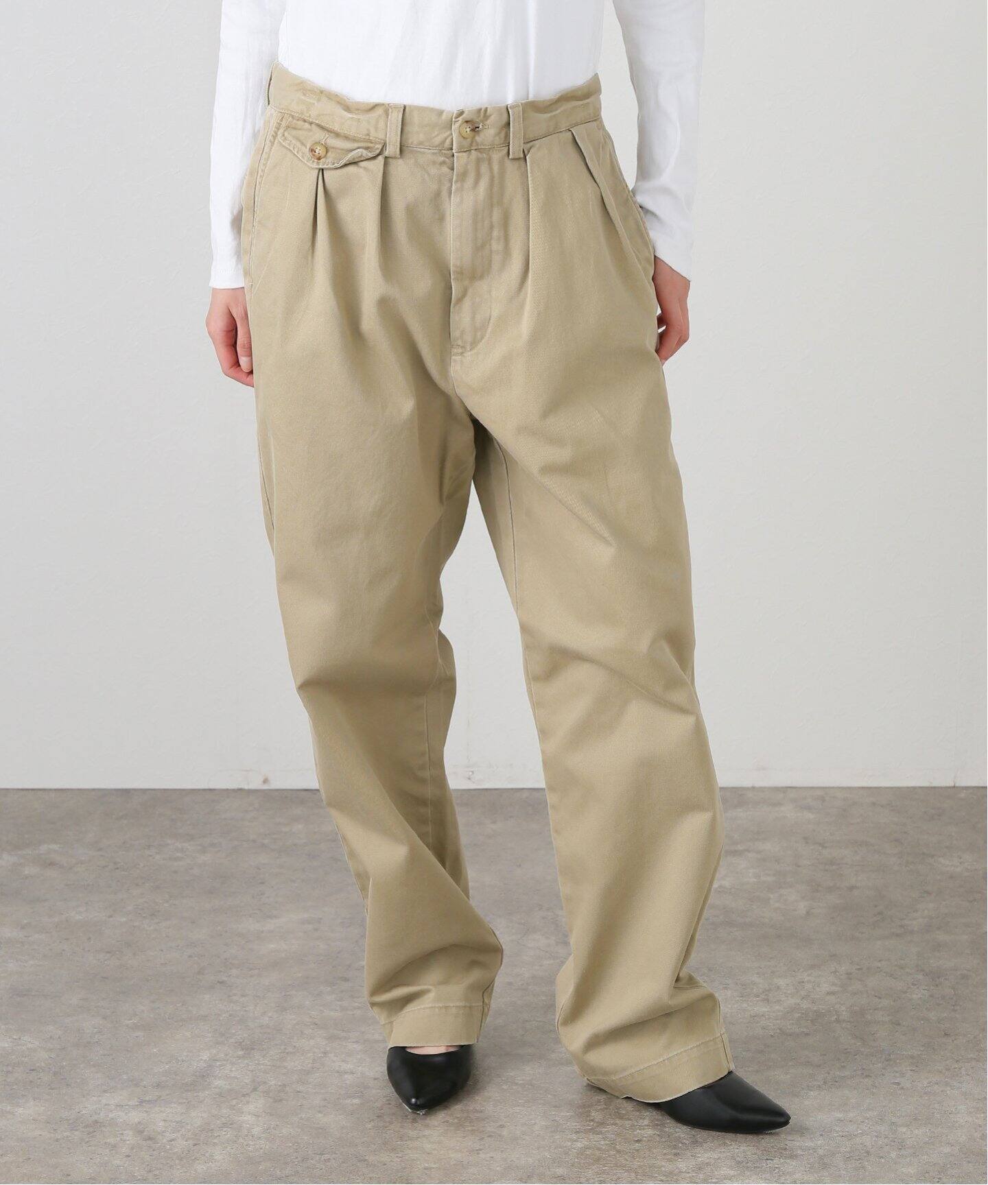 ≪一部店舗+WEB限定≫POLO RALPH LAUREN WHITMAN CHINO PLEATED  