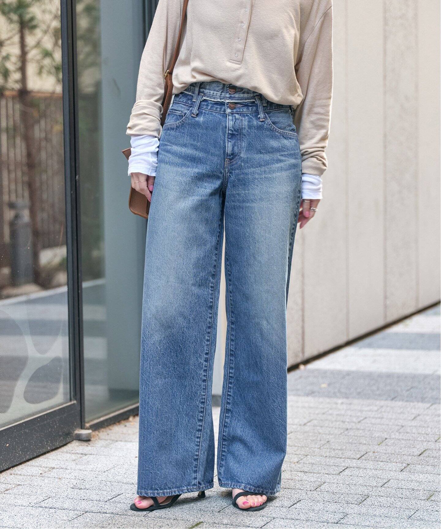 AUTHEN / オーセン】別注2BELT PANT（デニムパンツ・ジーンズ