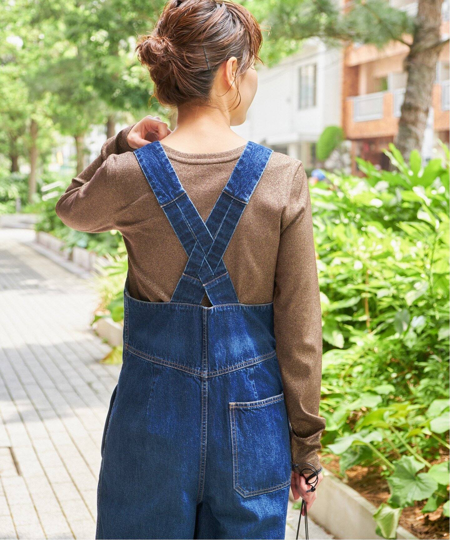 CURRENTAGE / カレンテージ デニムオールインワン A2543FA508（つなぎ  