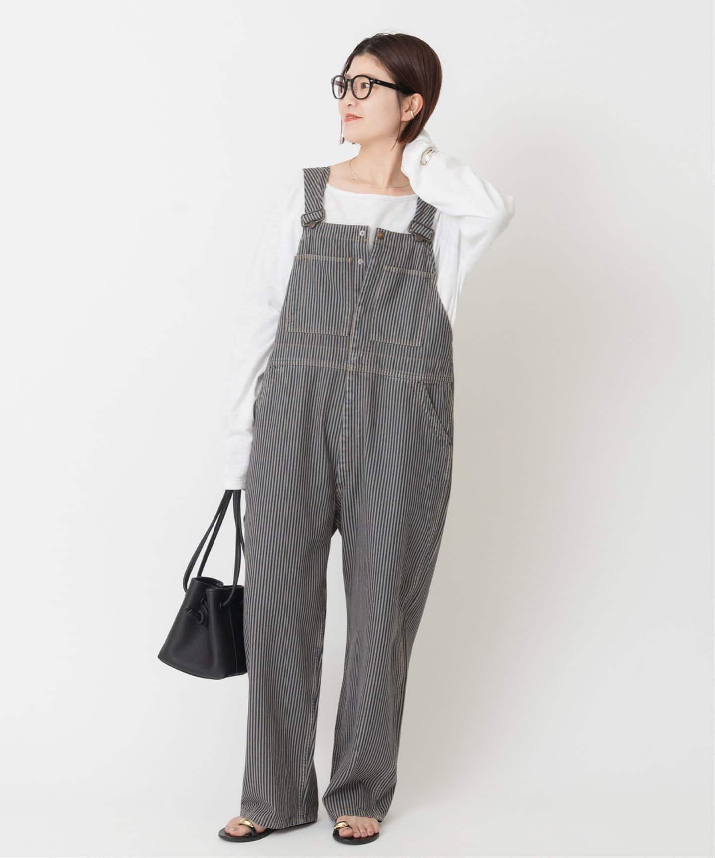 Spick&Span/PAY-DAY ストライプオーバーオール サイズ38 PAYDAY / ペイデイ】別注オーバーオール（サロペット／オーバーオール