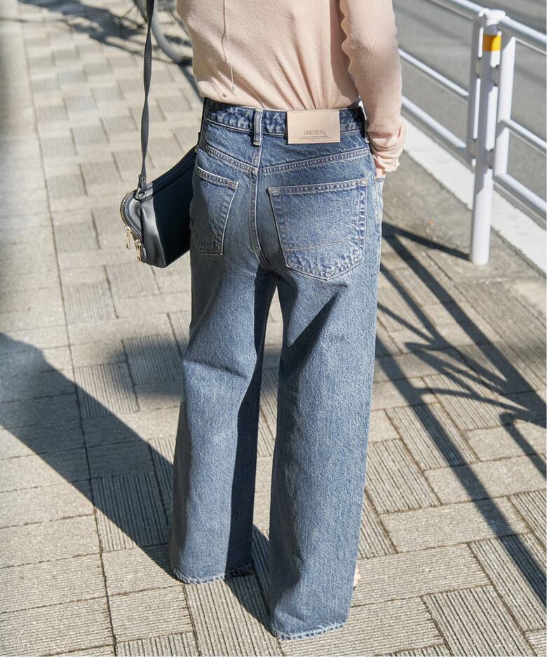 SOMETHING / サムシング】LISA VINTAGE WIDE（デニムパンツ・ジーンズ 