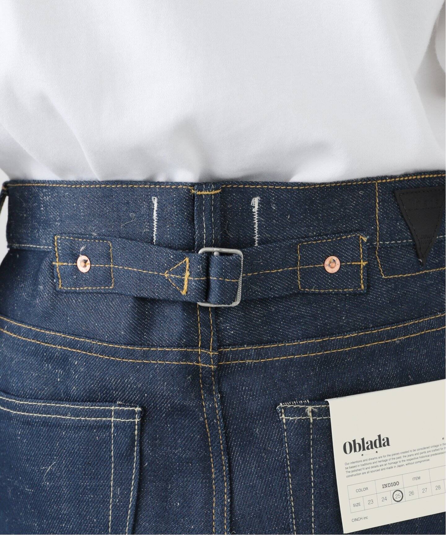 ObladaオブラダCINCH（シンチ）テンダーパンツ　デニム　Mサイズ TENDER PANTS – CINCH inc