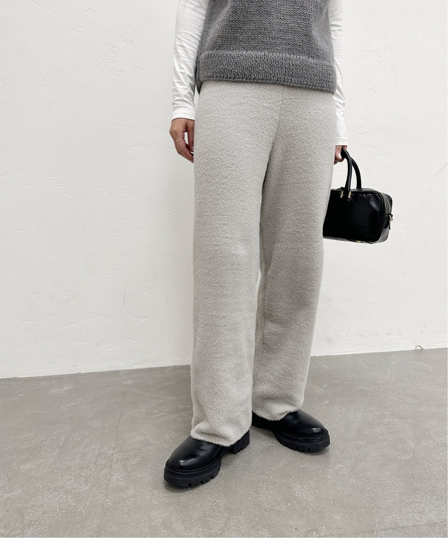 ファーニットストレートパンツ（その他パンツ）｜U by SPICK&SPAN