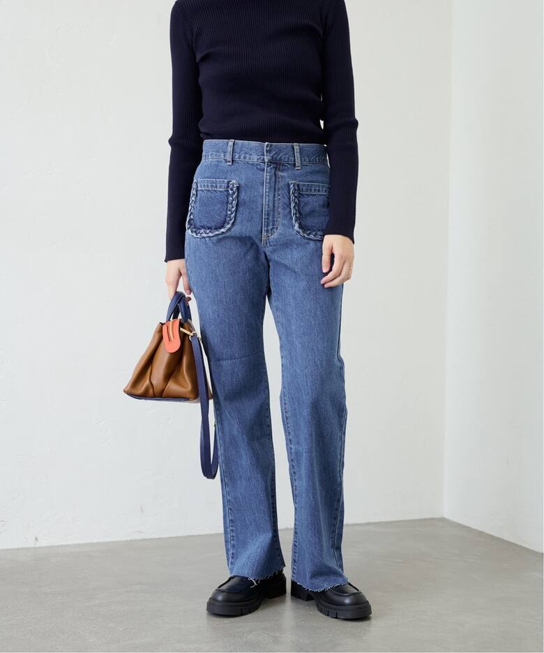 4サイズ展開/追加3》LEDENIM TUCK TROUSERデニム（デニムパンツ 