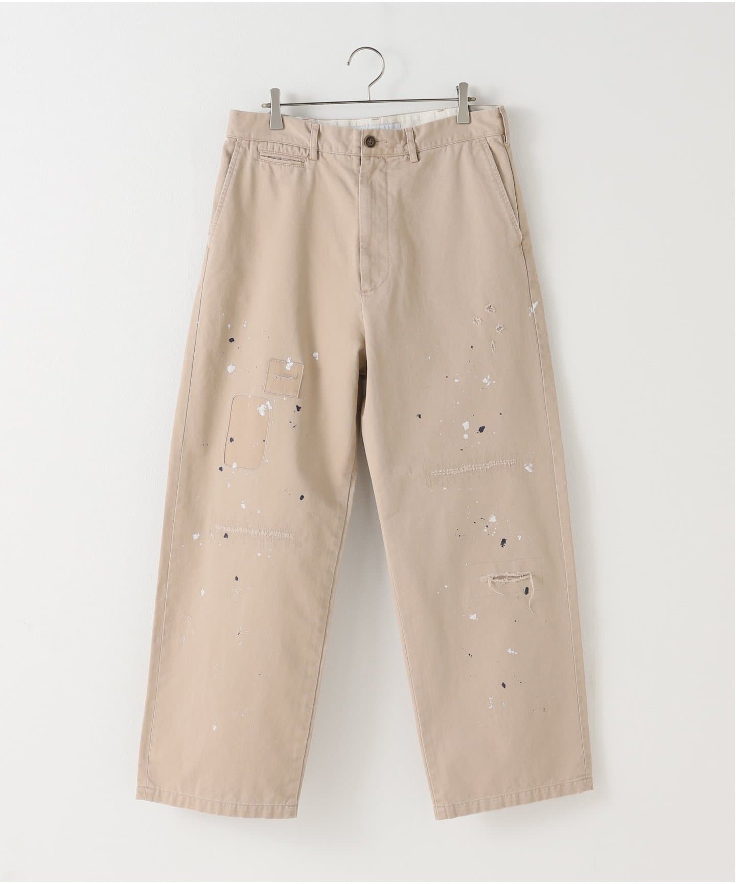 リペア+ペイントチノパンツ（スラックス）｜FRAMeWORK（フレームワーク