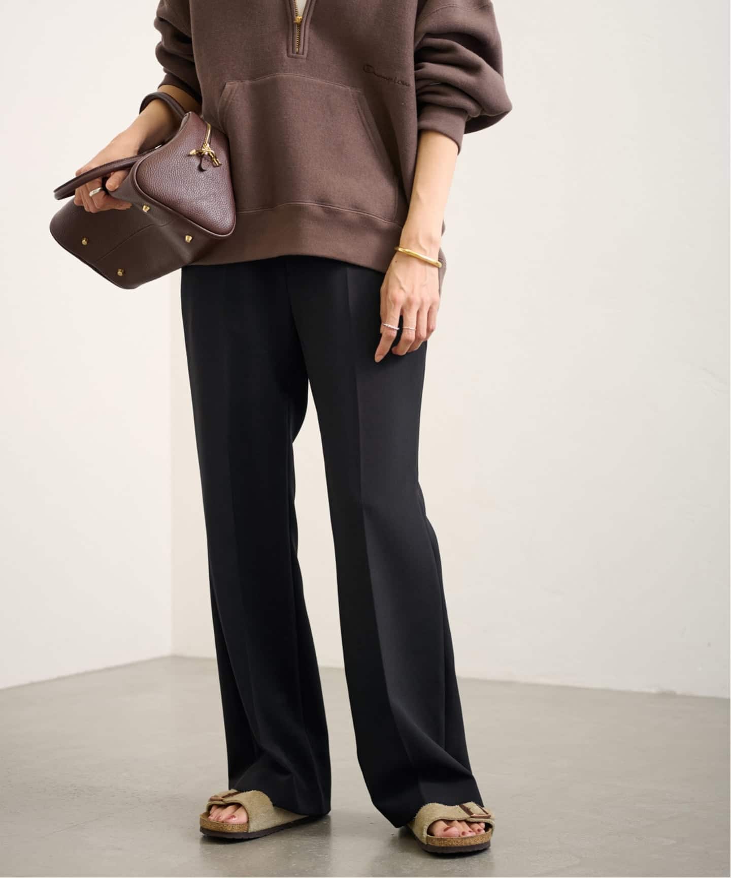 ≪追加≫セミフレアパンツ（スラックス）｜FRAMeWORK（フレームワーク