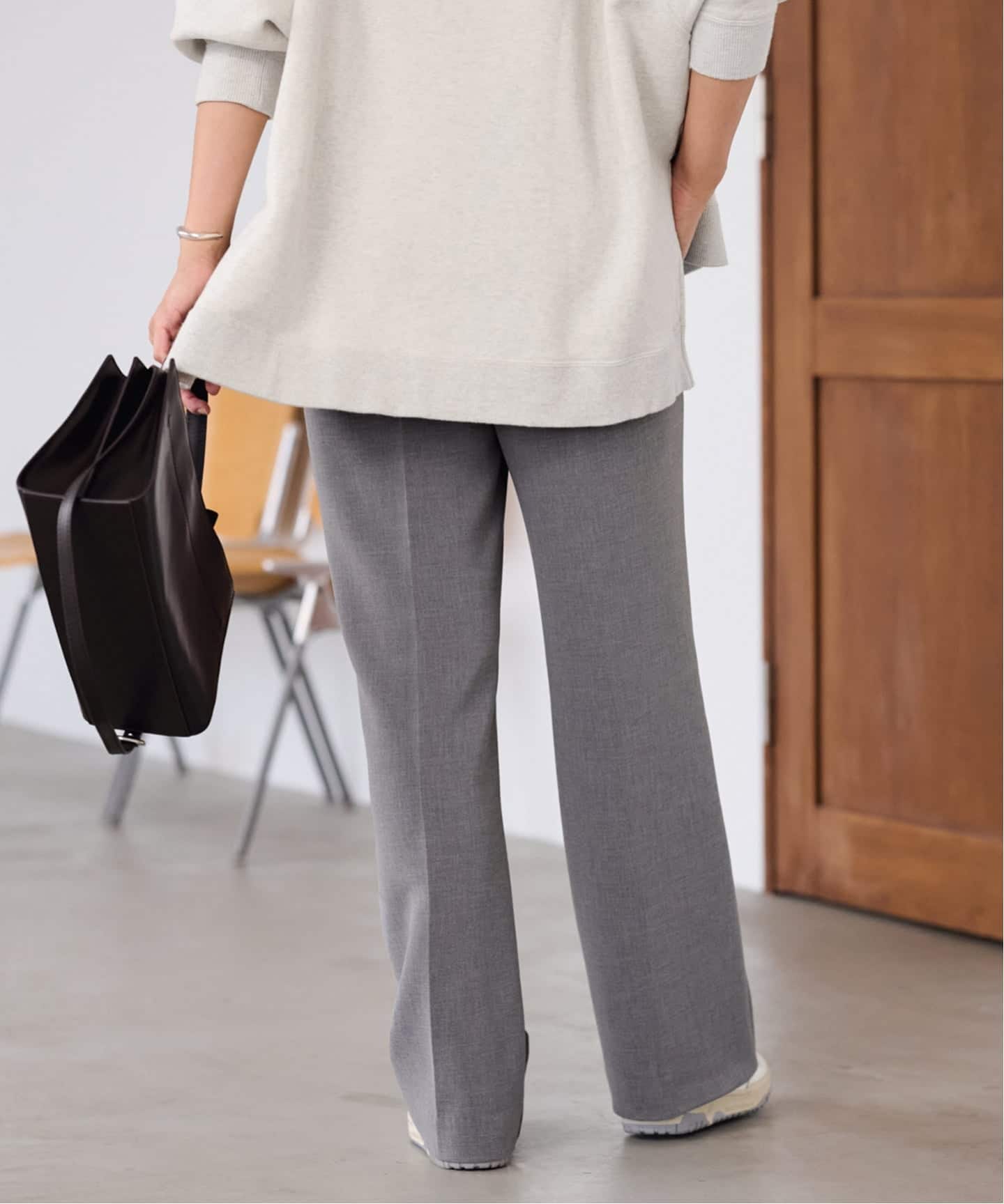 ≪追加≫セミフレアパンツ（スラックス）｜FRAMeWORK（フレームワーク