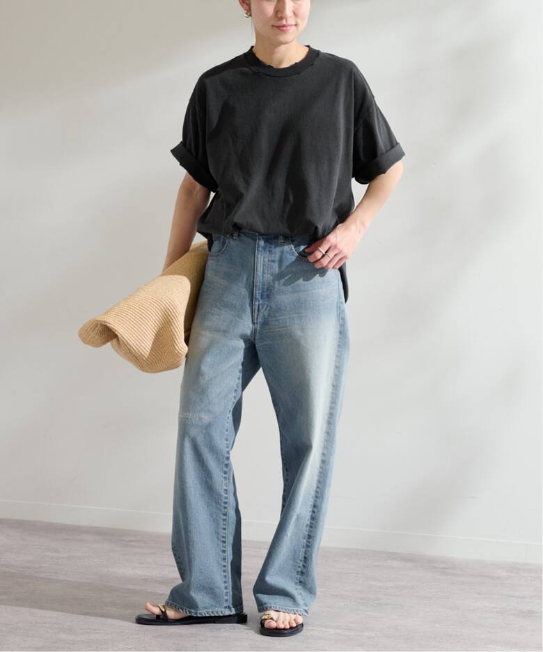≪追加≫デニムストレートパンツ（デニムパンツ・ジーンズ 