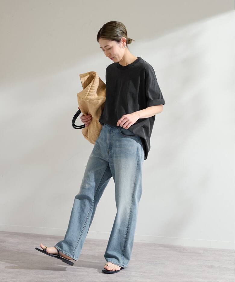 ≪追加・ベストセラー≫デニムストレートパンツ（デニムパンツ 