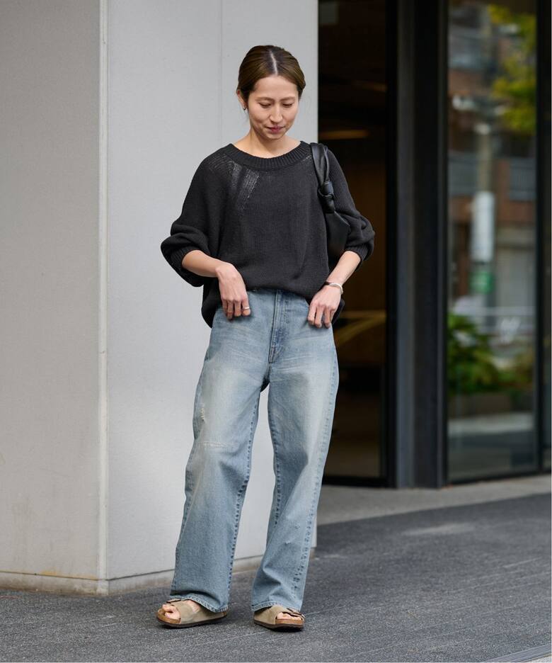 ≪追加≫デニムストレートパンツ（デニムパンツ・ジーンズ 