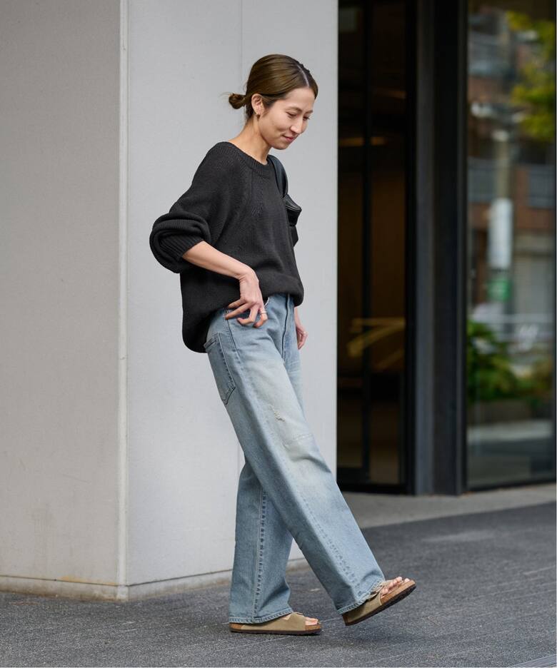 ≪追加≫デニムストレートパンツ（デニムパンツ・ジーンズ  