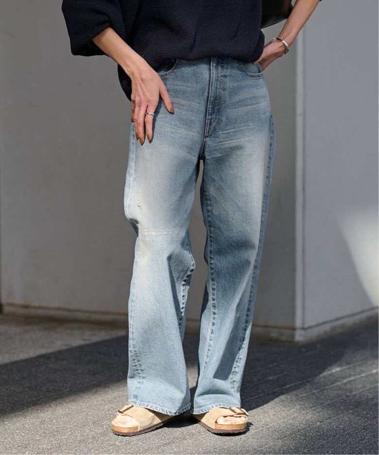 ≪追加≫デニムストレートパンツ（デニムパンツ・ジーンズ 