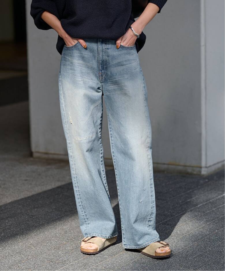 ≪追加≫デニムストレートパンツ（デニムパンツ・ジーンズ 
