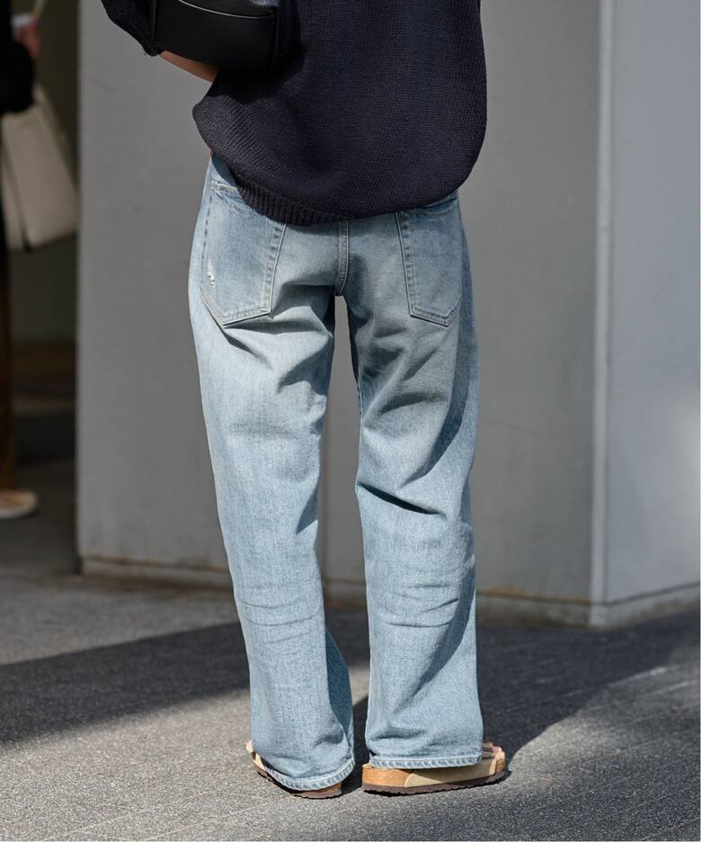 ≪追加・ベストセラー≫デニムストレートパンツ（デニムパンツ 