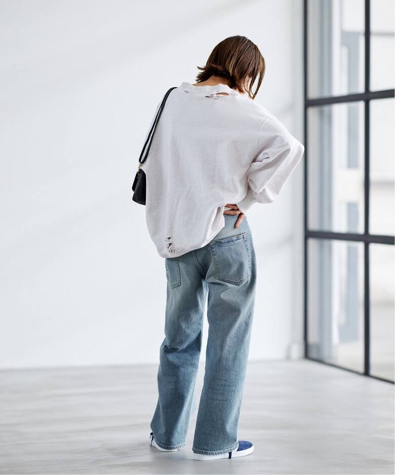 ≪追加≫デニムストレートパンツ（デニムパンツ・ジーンズ 