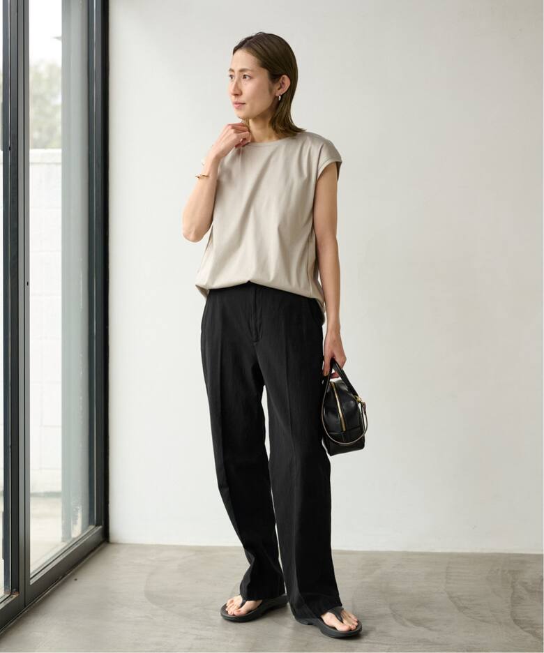 ≪追加≫コットンリネンストレートパンツ（その他パンツ）｜FRAMeWORK  