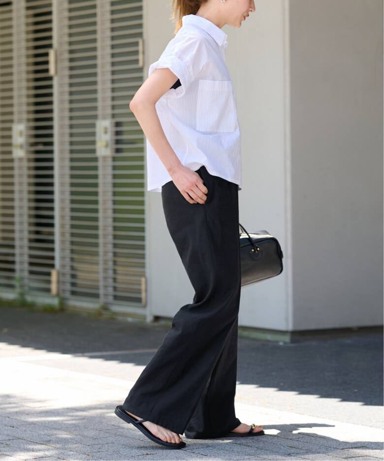 ≪追加≫リネンMIXストレートパンツ（その他パンツ）｜FRAMeWORK  