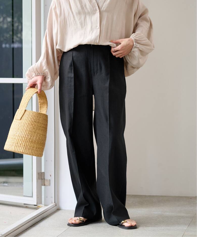 ≪追加≫リネンMIXストレートパンツ（その他パンツ）｜FRAMeWORK  
