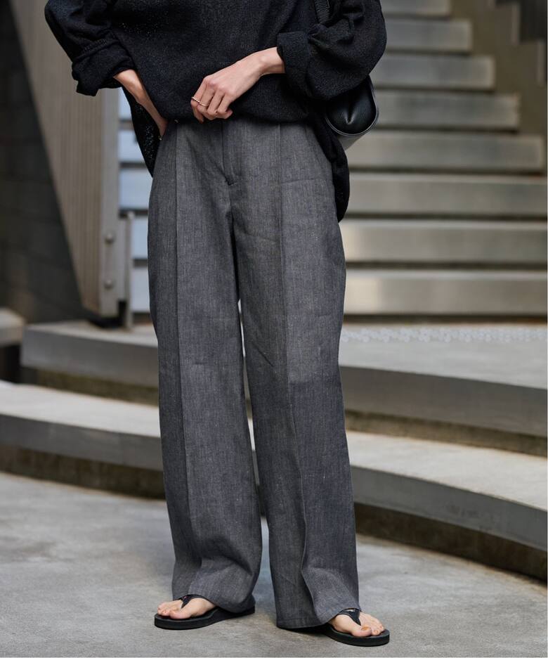 ≪追加≫リネンMIXストレートパンツ（その他パンツ）｜FRAMeWORK  