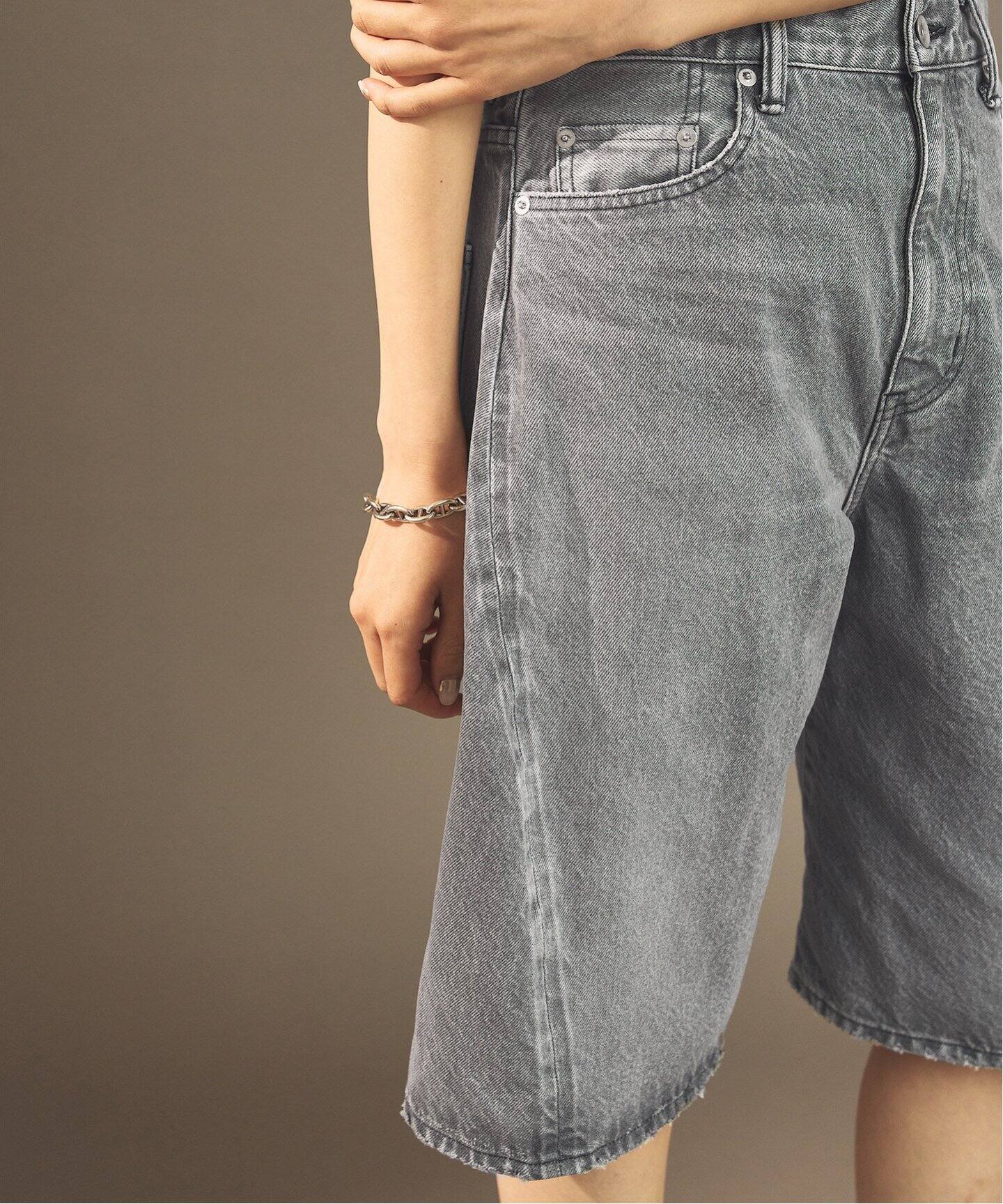 OUT OF FRAMe gray denim half パンツ（デニムパンツ・ジーンズ